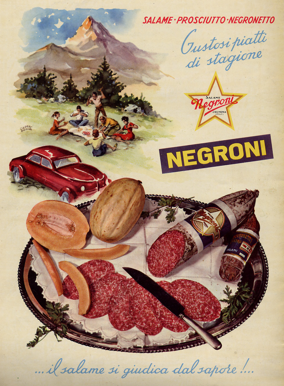 Pausa Pubblicità: Salame Prosciutto Negronetto (1955)