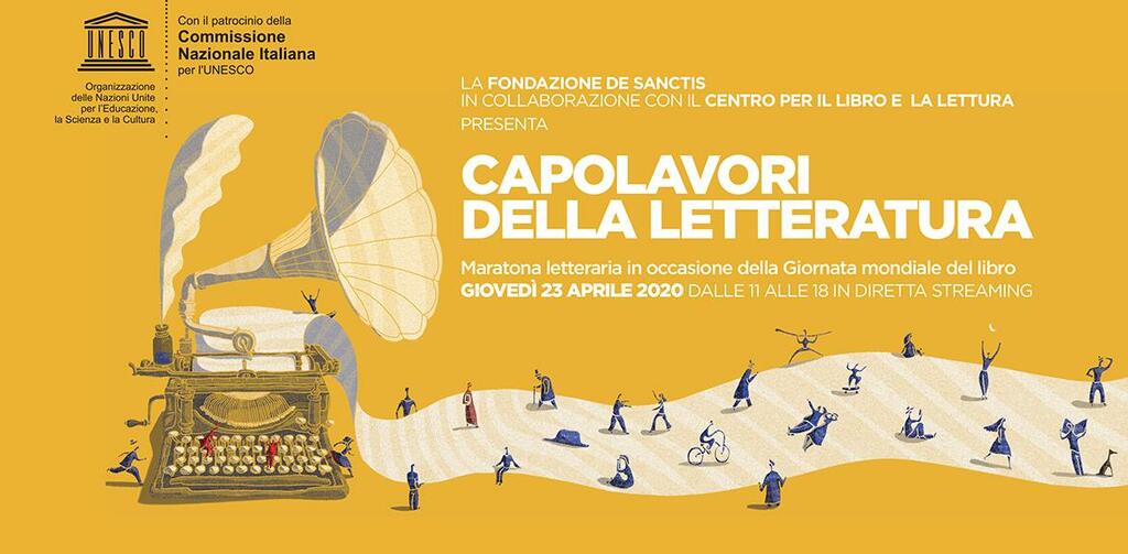 Capolavori della Letteratura: La maratona letteraria in streaming per la Giornata mondiale del Libro