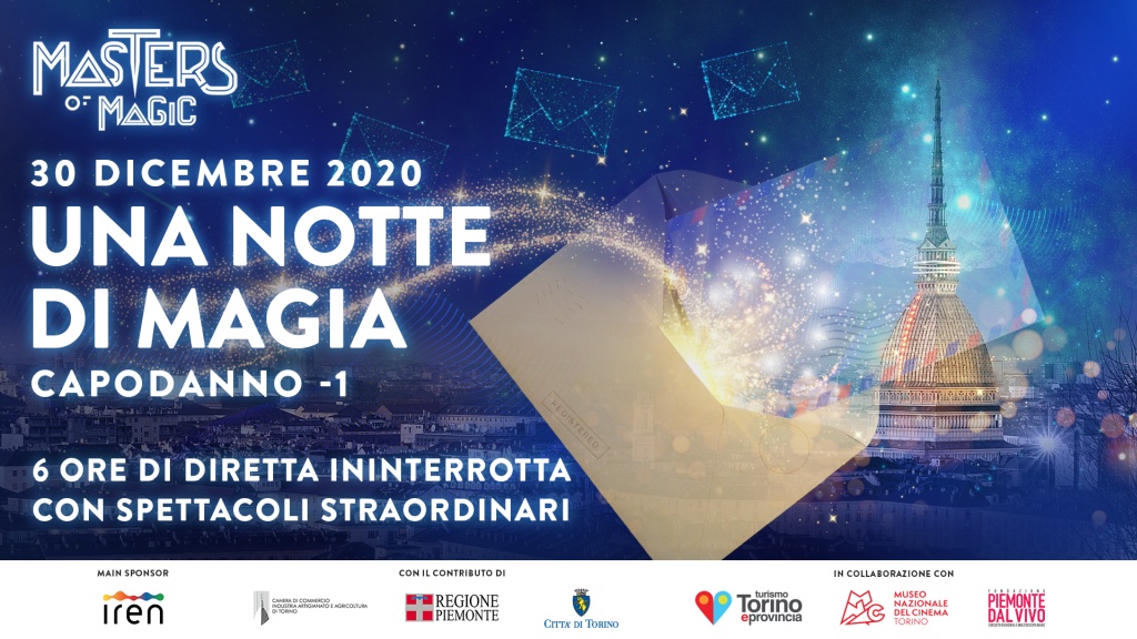 Una notte di magia per Torino - Spettacolo in streaming dalla Mole Antonelliana