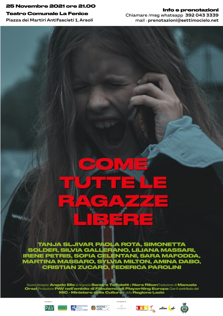 Teatro: "Come tutte le ragazze libere: un tentativo di libertà in una piccola città"