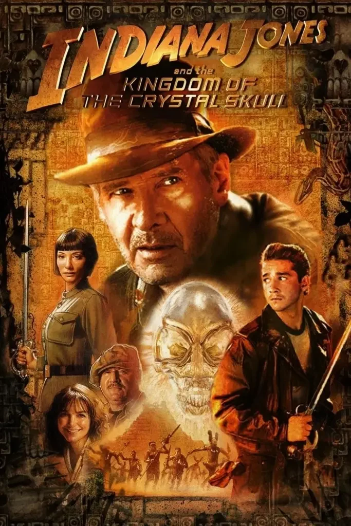 HAT, frusta POSTER, INDIANA JONES E il regno del teschio di