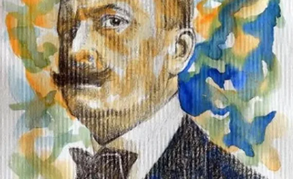 Ricordo di Filippo Tommaso Marinetti: poeta, scrittore, pittore e drammaturgo italiano